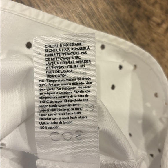 COS Oversized White Top with Accents - Picture 6 of 11